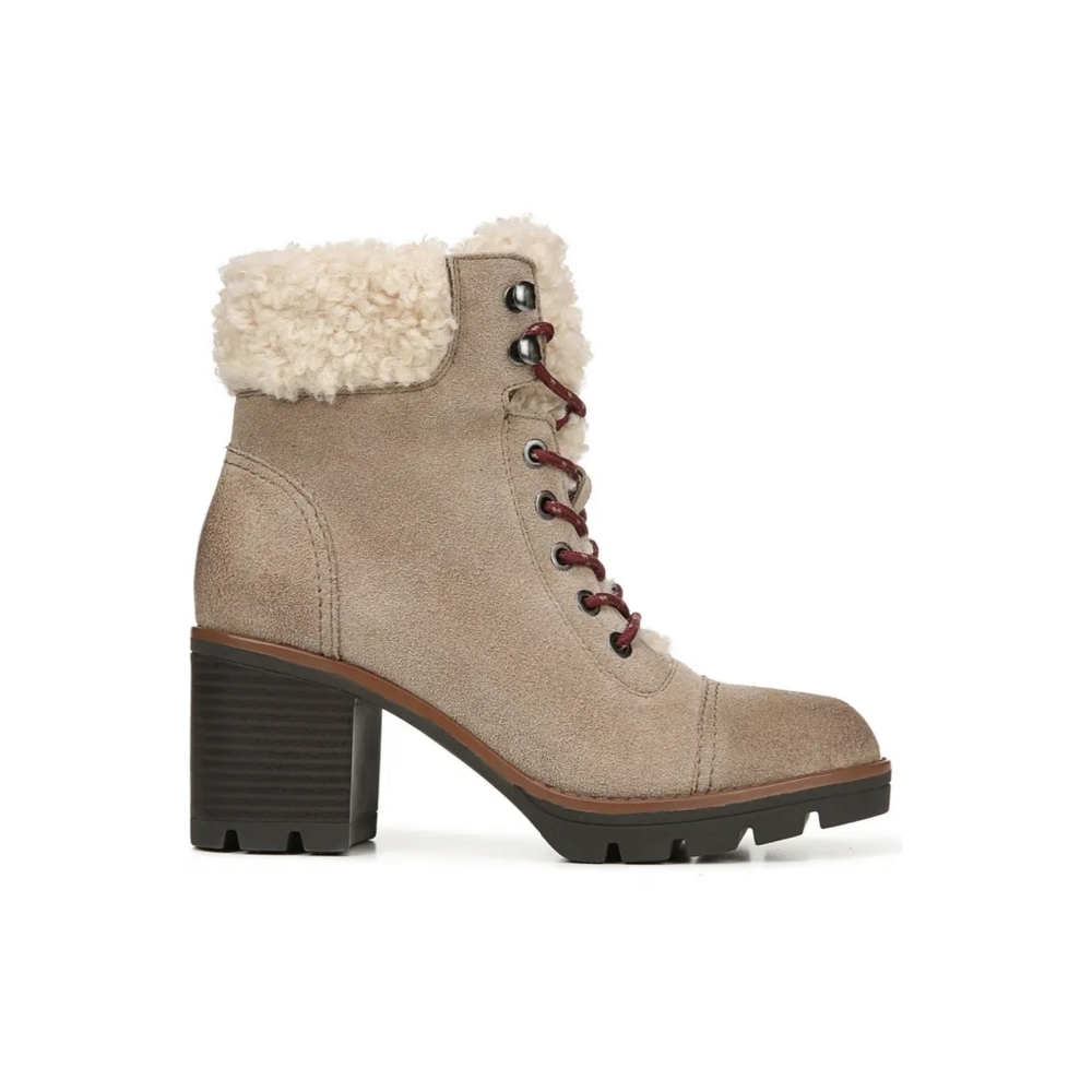 Naturalizer Waterproof Faux Shearling Bootie